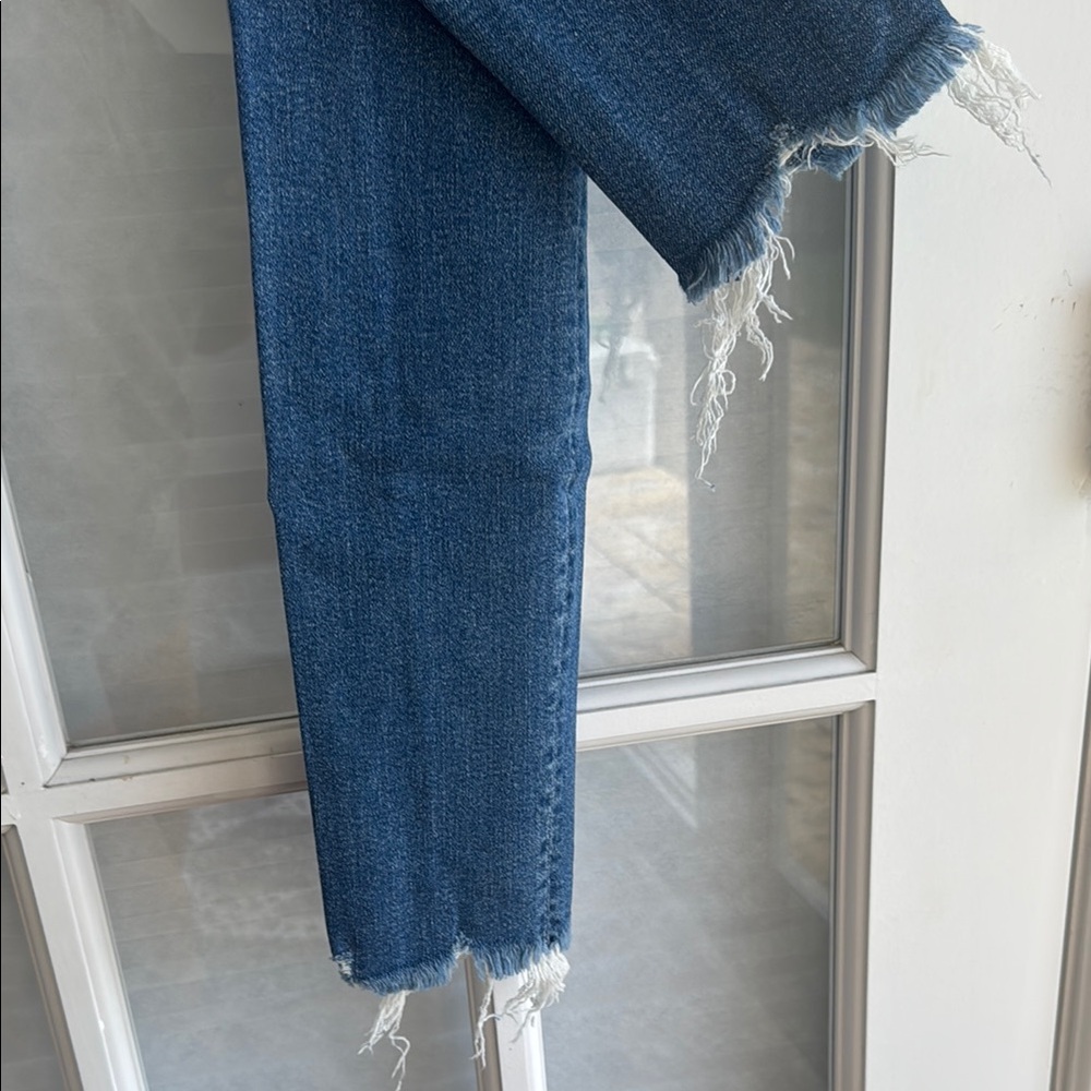 MOTHER Denim RAINBOW Pocket Jeans High Waisted Chew Dancing the Hula Size 24 - Picture 8 of 15